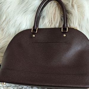 Coach handbag, wine color, only used once.